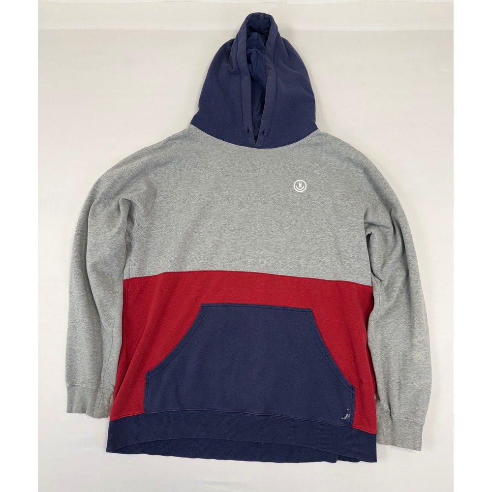 Distressed NEFF Forever Fun Extra Large XL Color Block Pullover Hoodie